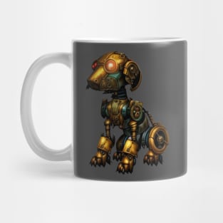 Steampunk Robot Dog Mug